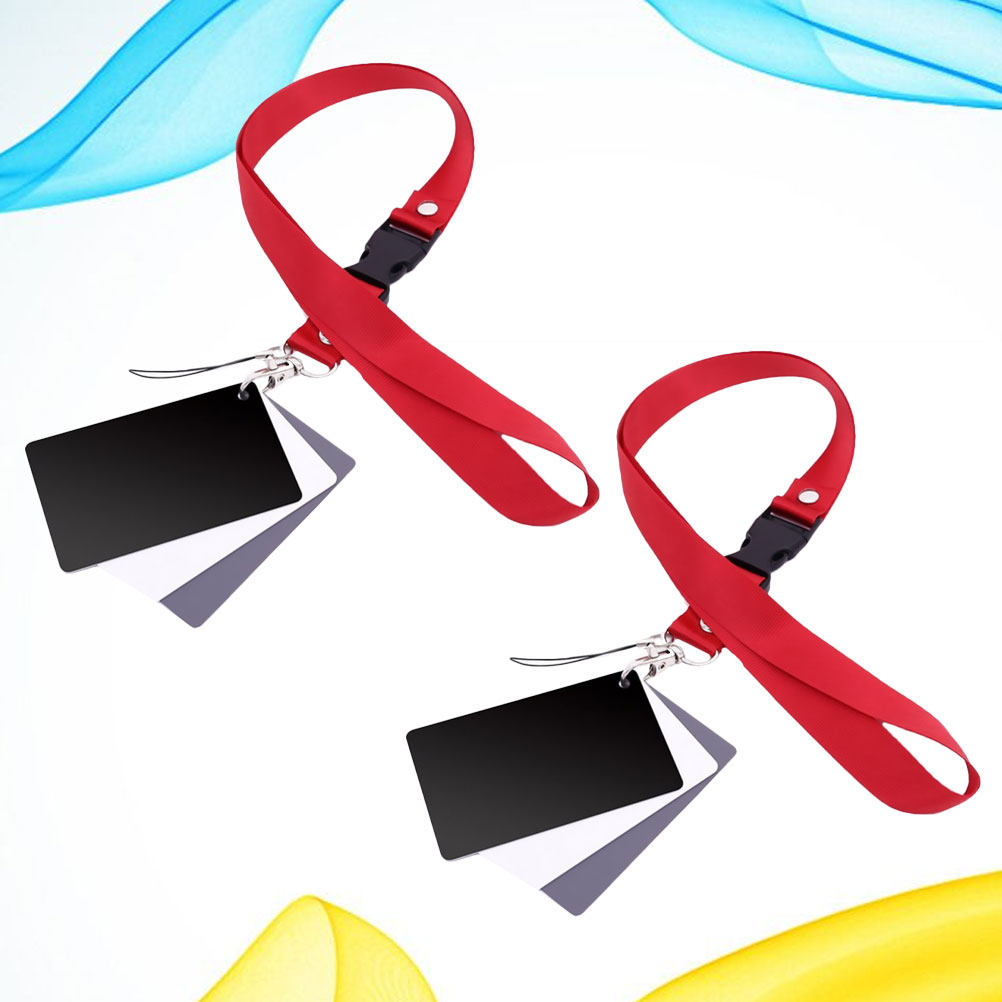 Photography Lighting Reference - 2Sets Portable Waterproof Photography Reference Cards