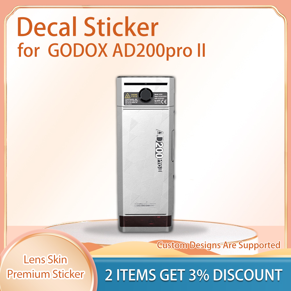 Photography Lighting Godox - Decal Skin Skin Wrap Covered AD200
