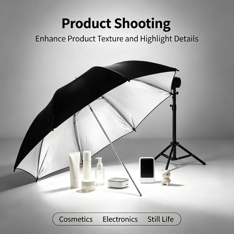 2026 Black Durable 33-inch Ref - Photography Lighting Umbrella 评论和价格