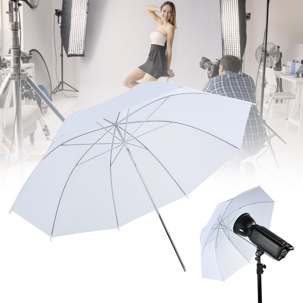 33 Inch Translucent White Soft - Photography Lighting Umbrella 评论和价格