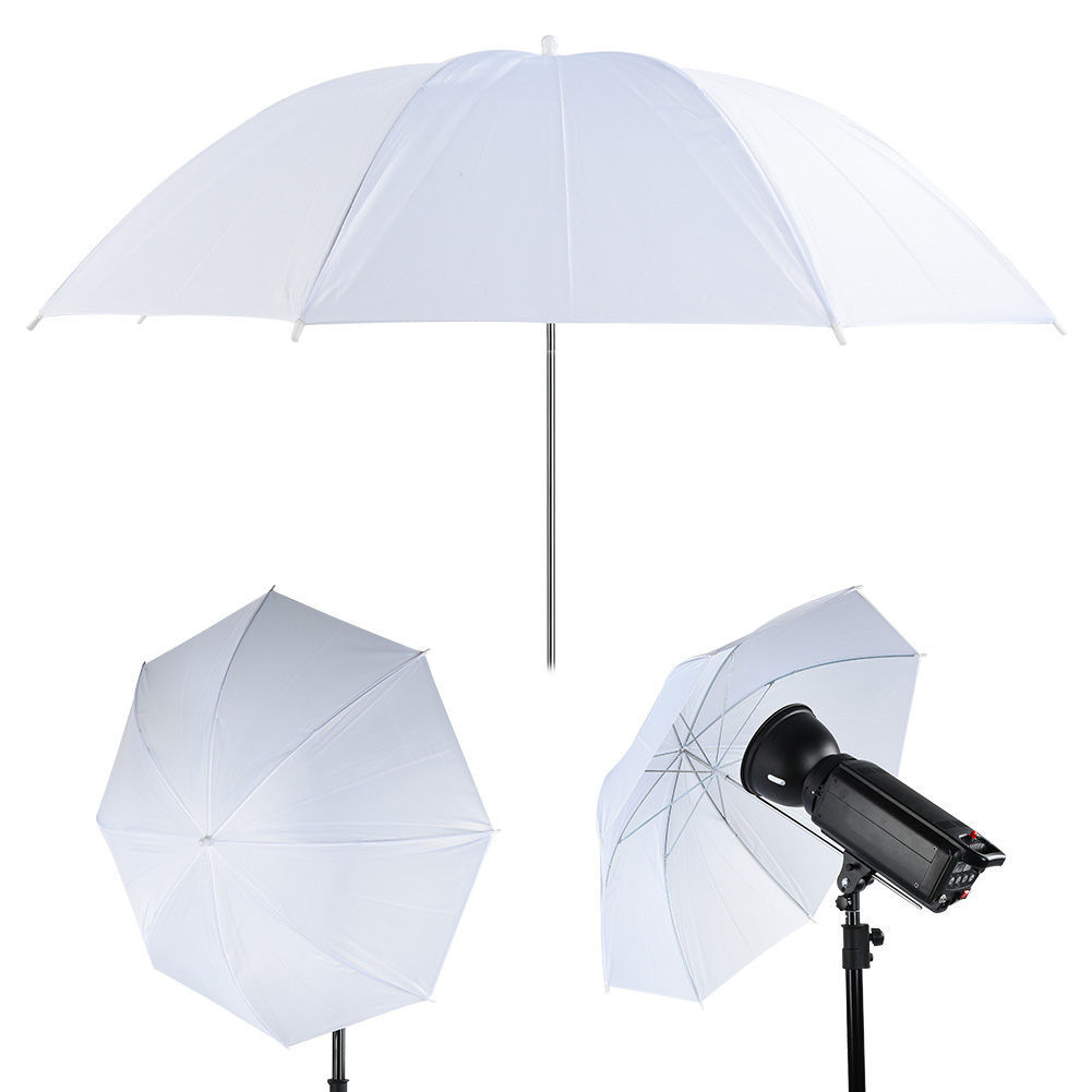 33 Inch Translucent White Soft - Photography Lighting Umbrella 评论和价格