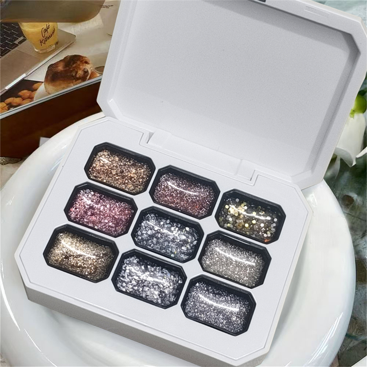 1pc 9 Colors Starburst Glitter - Photography Lighting Gel 评论和价格