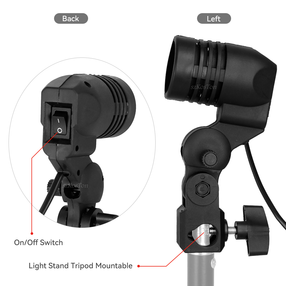 Single Head Bulb Holder E27 So - Photography Lighting Umbrella 评论和价格