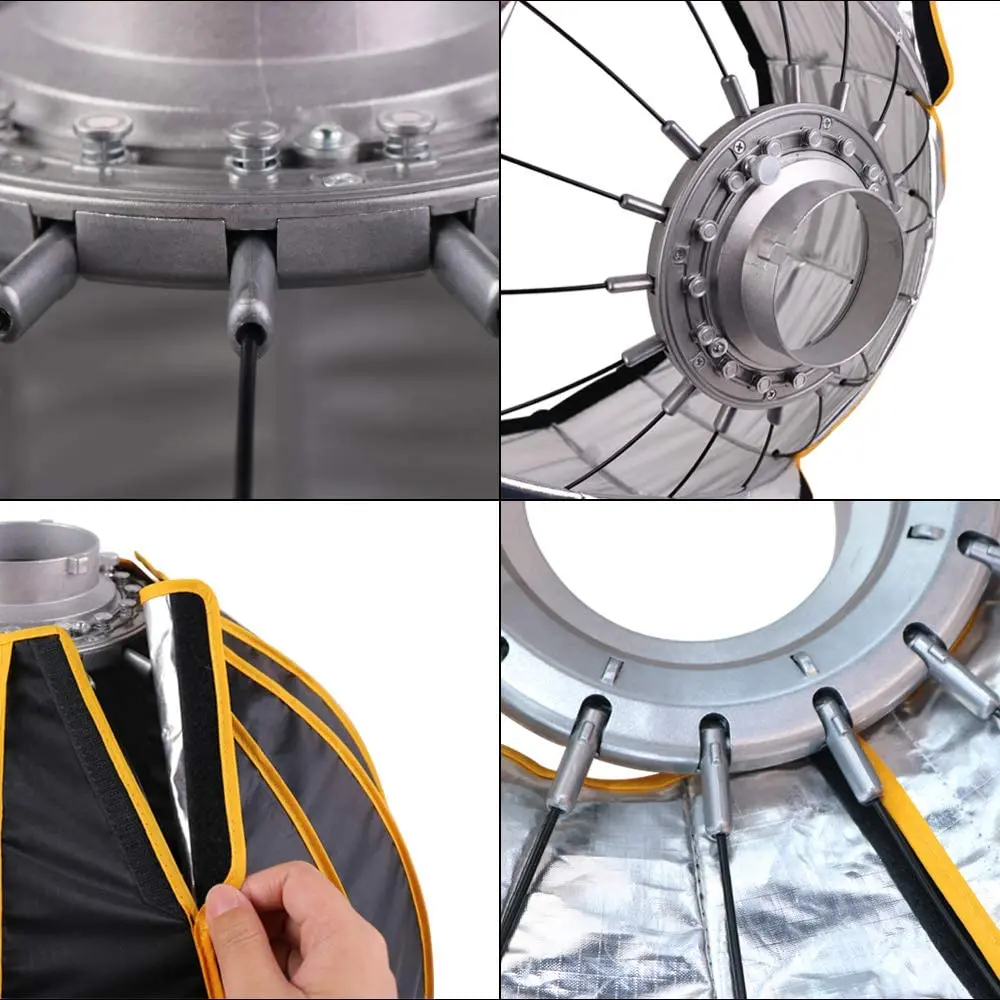 LED 35inch/90cm Quick Set-up F - Parabolic Umbrella Deep 评论和价格