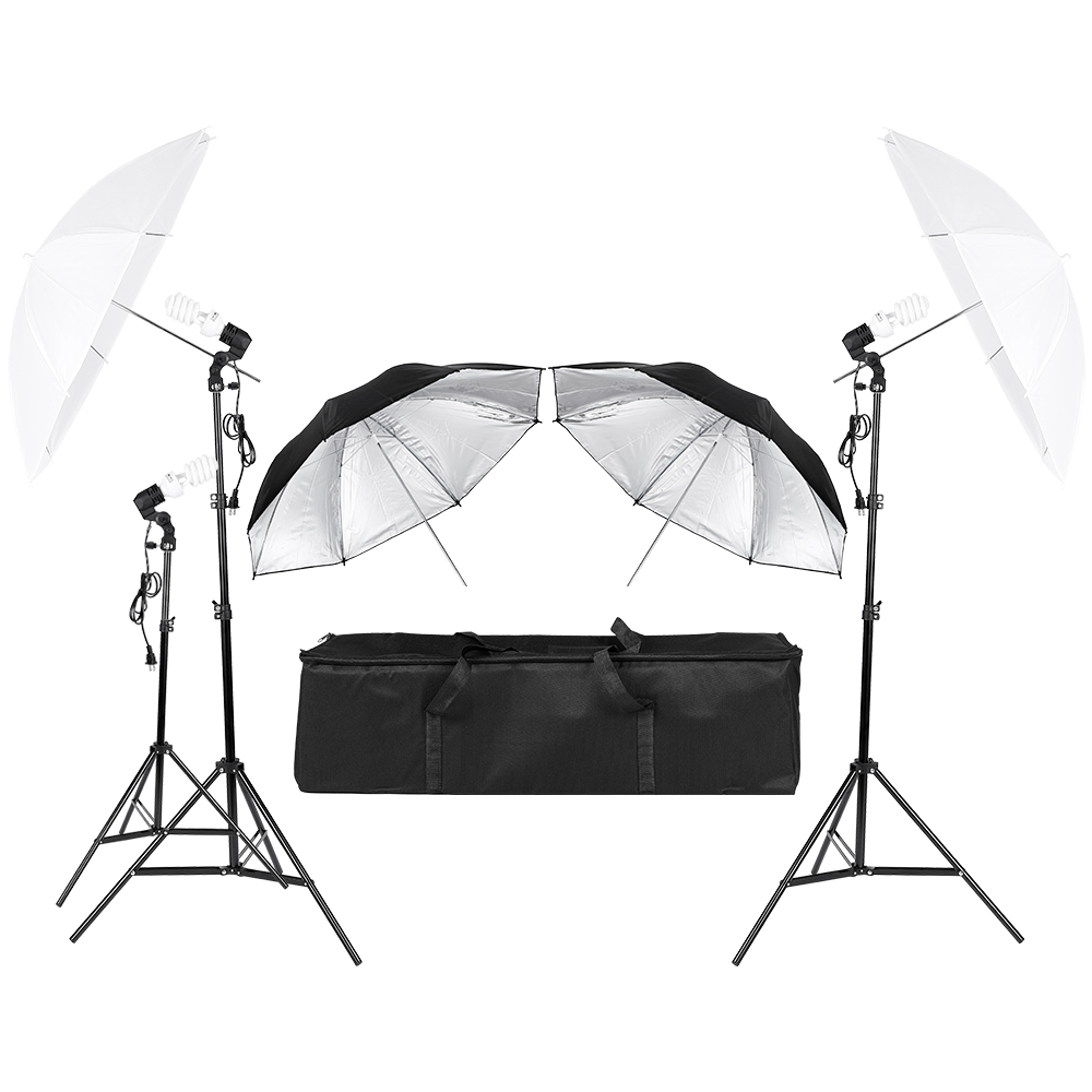 3*45W Photography Photo Video  - Photography Lighting Umbrella 评论和价格