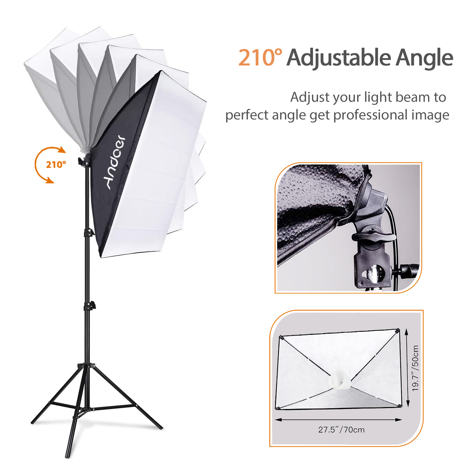Andoer Studio Photography Ligh - Portrait Photography With Lighting 评论和价格