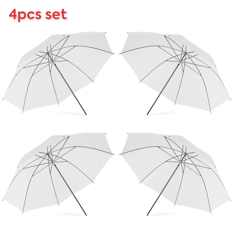 76 * 80cm X4 Transparent White - Photography Lighting Umbrella 评论和价格