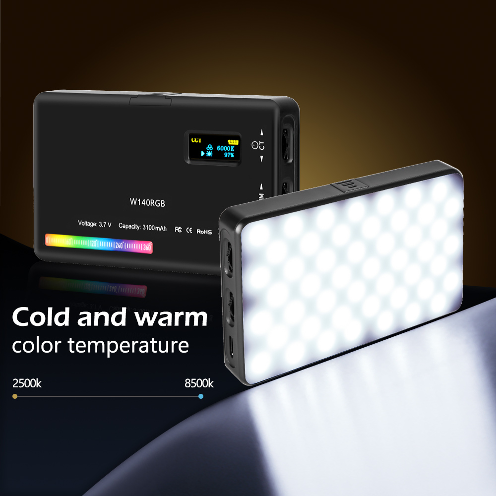 SH W140 LED RGB Video Light 0- - Video Light Panel Led 评论和价格