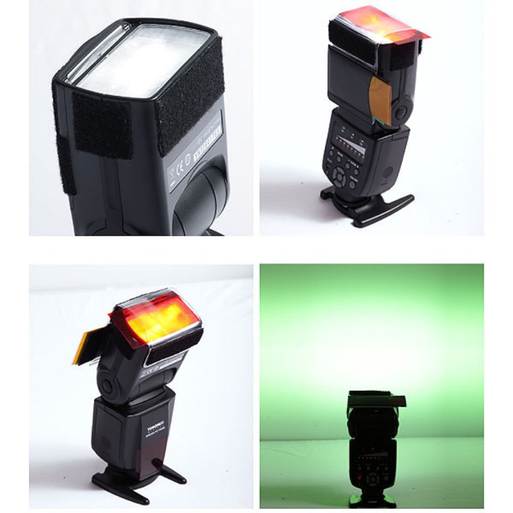 12 Colors Camera Flash Gels Li - Portrait Photography With Lighting 评论和价格